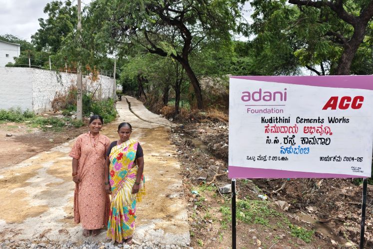 ACC And Adani Foundation Join Hands To Build Durable Road, Benefits Over 4,000 Villagers In Karnataka